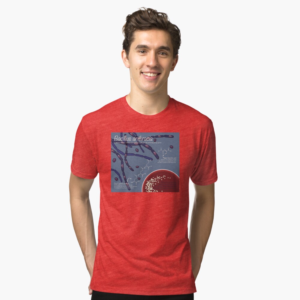 Bacillus anthracis Tri-blend T-Shirt