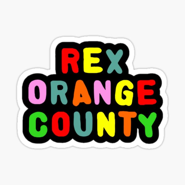 Rexorangecounty Stickers Redbubble - roblox song id sunflower rex orange county