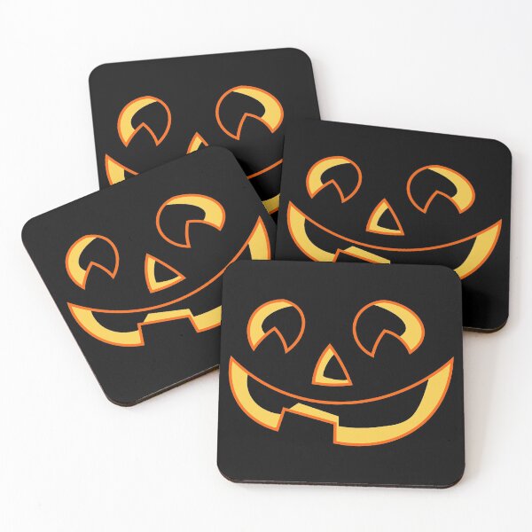 Item preview, Happy halloween pumpkin with black background designed and sold by Luccianos.