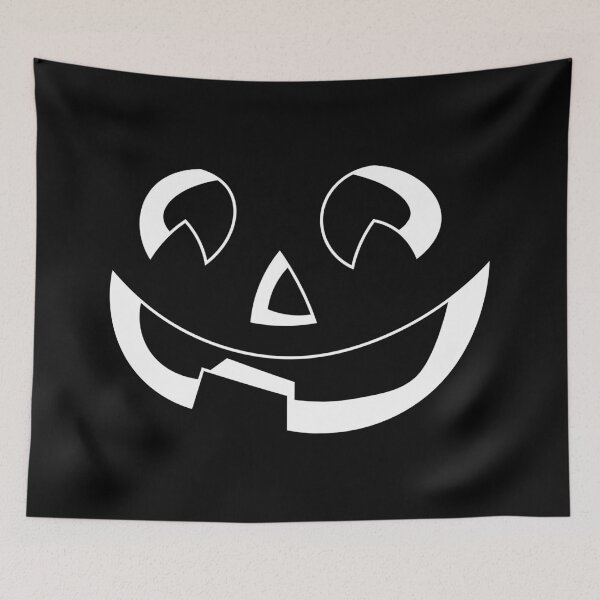Item preview, Happy halloween pumpkin in black and white designed and sold by Luccianos.