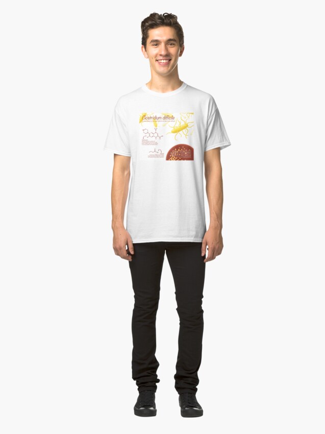 Alternate view of Clostridium difficile Classic T-Shirt