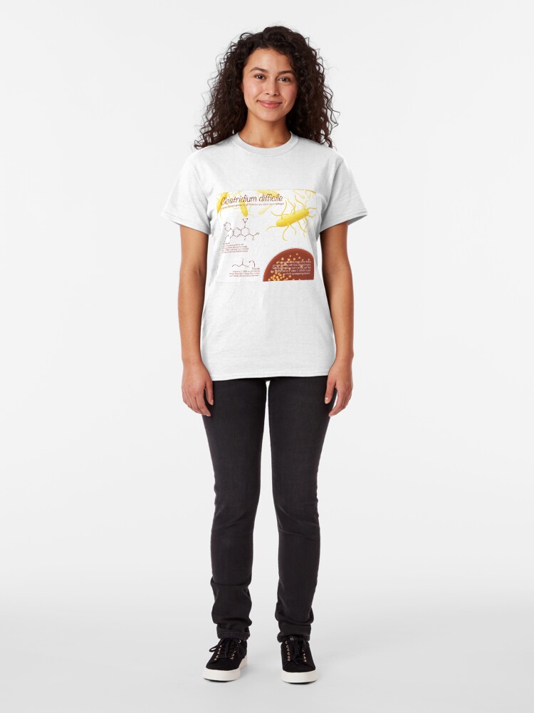 Alternate view of Clostridium difficile Classic T-Shirt