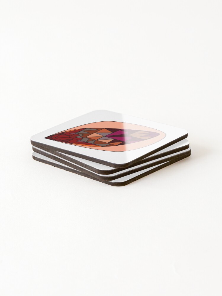 Thumbnail 4 of 5, Coasters (Set of 4), Patchwork leaf designed and sold by Quantify.