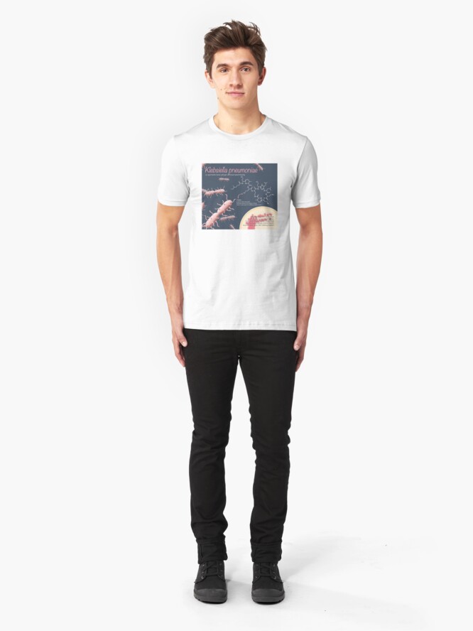 Alternate view of Klebsiella pneumoniae Slim Fit T-Shirt
