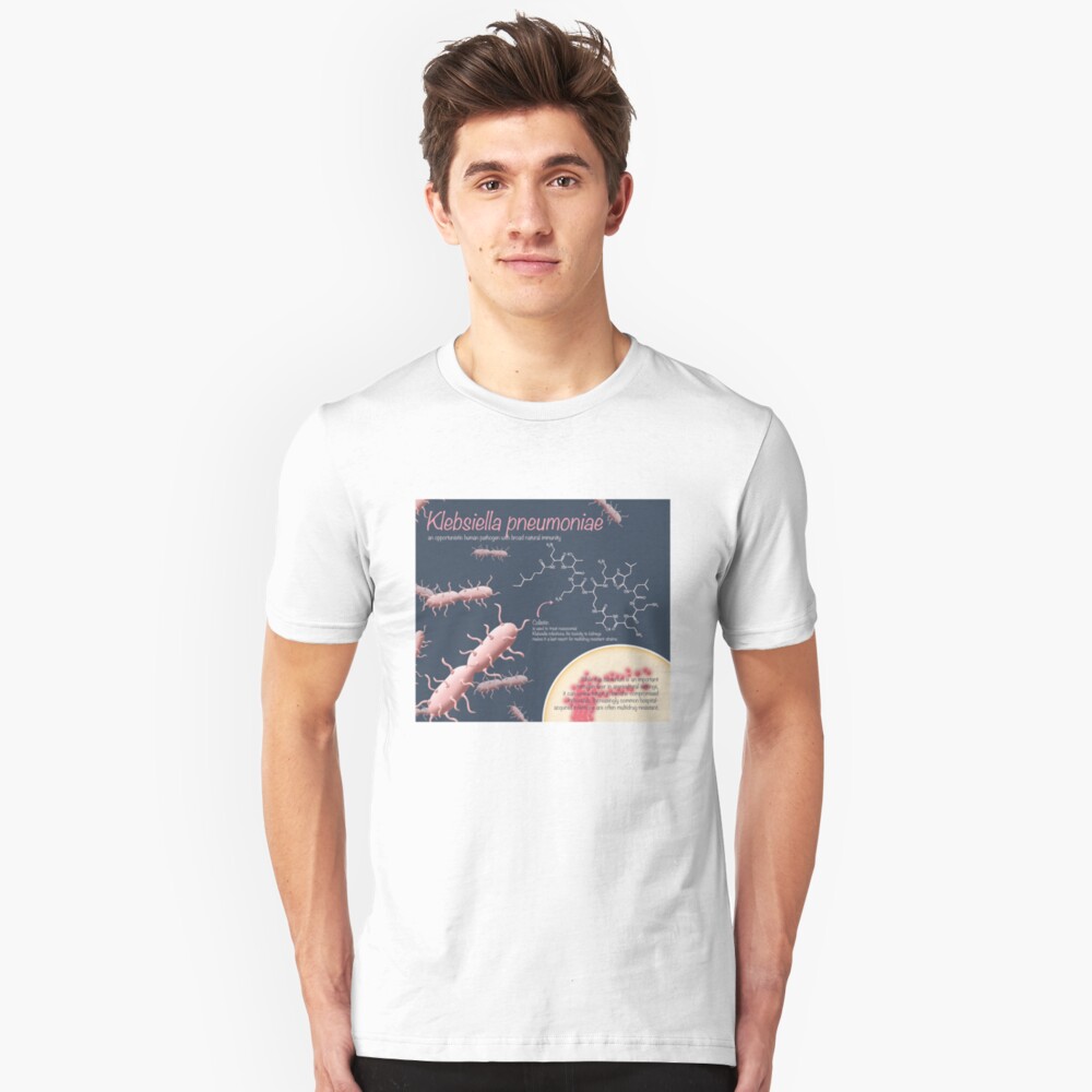 Klebsiella pneumoniae Slim Fit T-Shirt
