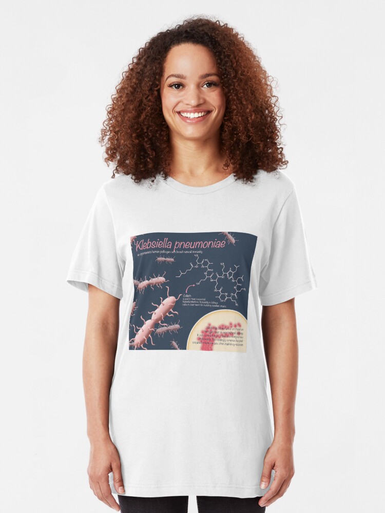 Alternate view of Klebsiella pneumoniae Slim Fit T-Shirt
