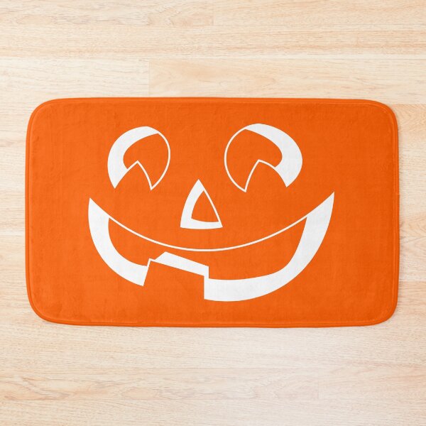 Item preview, Happy halloween pumpkin in white and orange designed and sold by Luccianos.