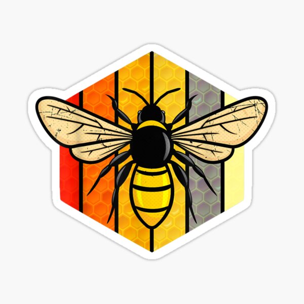 Bee Beekeeper - Honey honeycomb Sticker