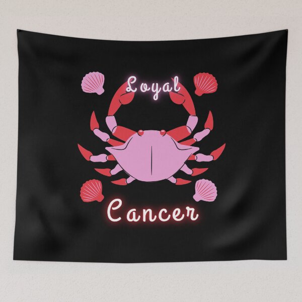 Item preview, Cancer Zodiac Star Sign Horoscope Constellation Characteristics Traits & Crab Graphic designed and sold by Wangfu-tees.