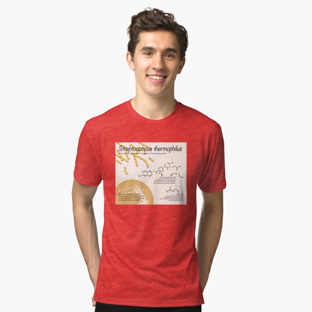 Streptococcus thermophilus Tri-blend T-Shirt