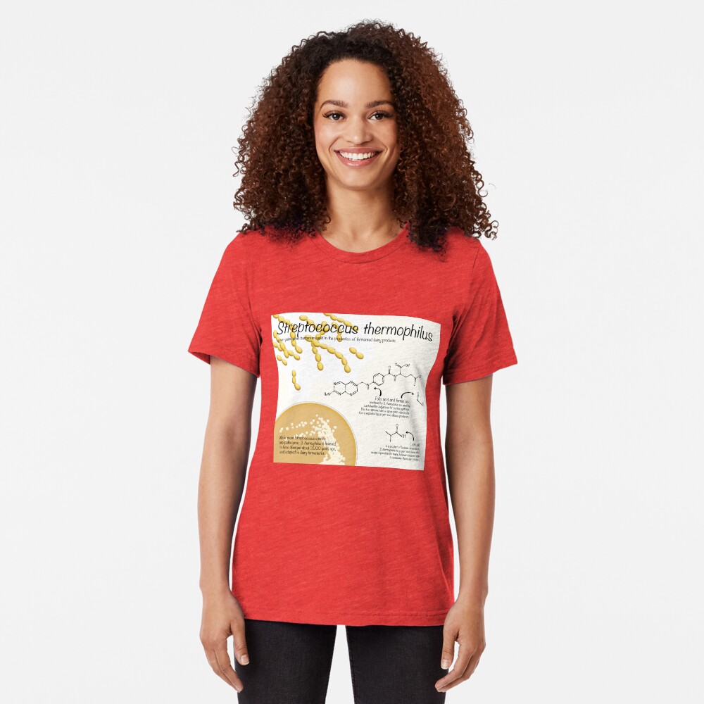 Streptococcus thermophilus Tri-blend T-Shirt