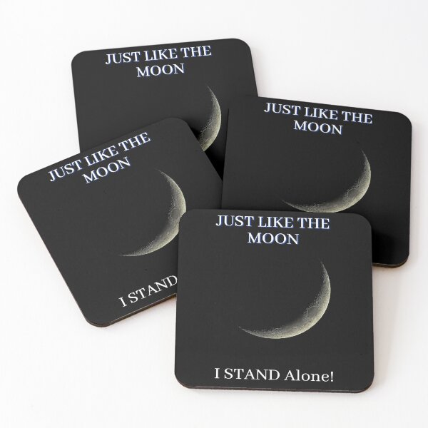 Item preview, Just Like the Moon I Stand Alone! designed and sold by jimmy5x5.