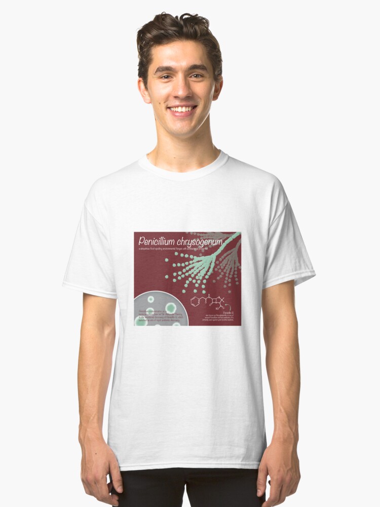 Alternate view of Penicillium chrysogenum Classic T-Shirt