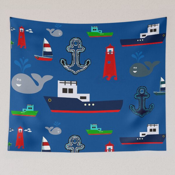 Item preview,  Nautical Blue  designed and sold by MarcSabuncu.