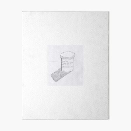 Minimalist Prozac Art Board Print For Sale By Razor2therosary Redbubble