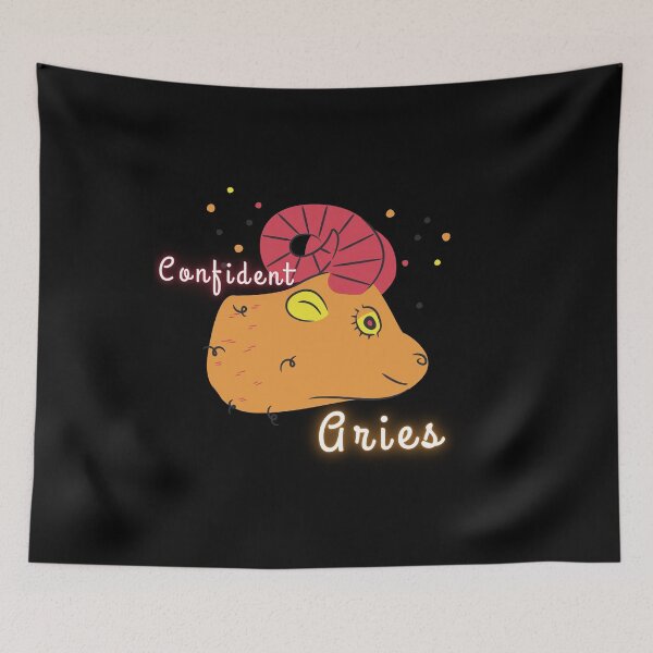 Item preview, Aries Zodiac Star Sign Horoscope Constellation Characteristics Traits & Sheep Graphic designed and sold by Wangfu-tees.