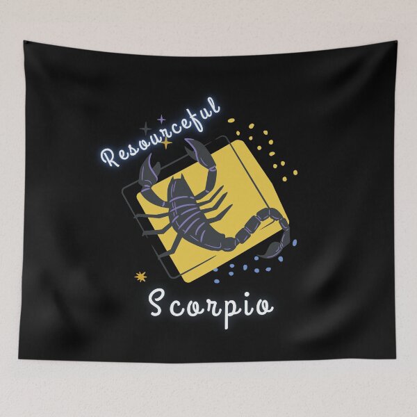 Item preview, Scorpio Zodiac Star Sign Horoscope Constellation Characteristics Traits & Scorpion Graphic designed and sold by Wangfu-tees.