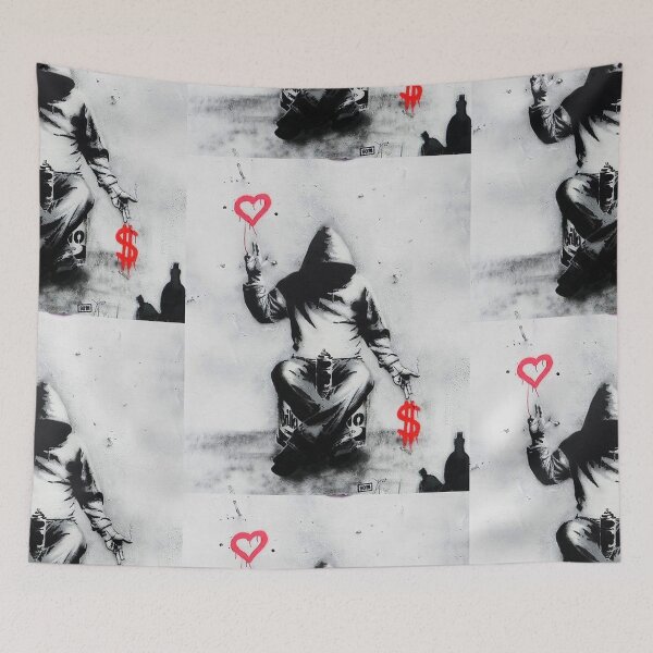 Item preview, Banksy Love Over Money Iconic Street Art designed and sold by WE-ARE-BANKSY.