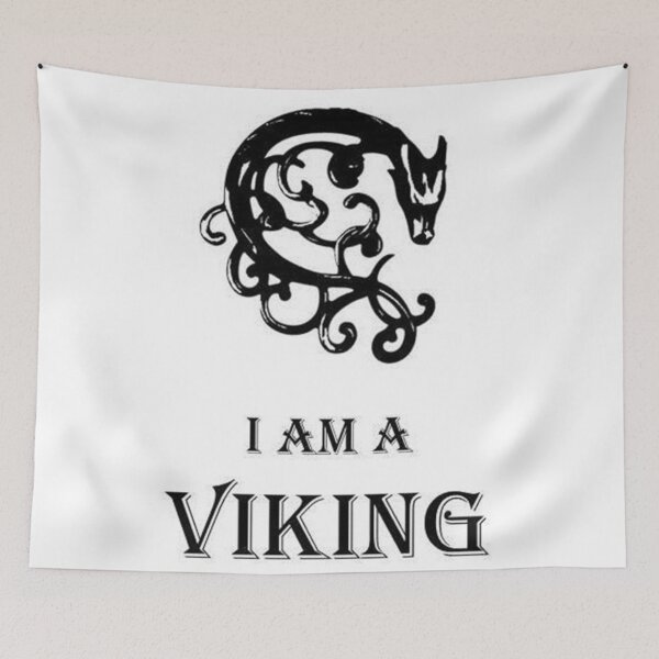 Item preview, DREKI 2 I am a viking dragon North shadow silhouette celtic god designed and sold by dragonemma.