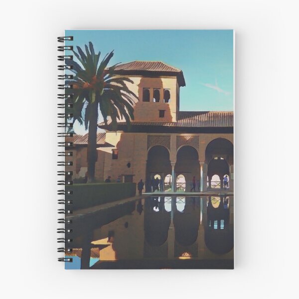 Item preview, El Partal Reflection, Alhambra Illustration designed and sold by tremendoustees.