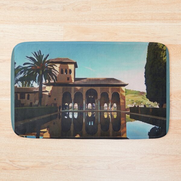 Item preview, El Partal Reflection, Alhambra Illustration designed and sold by tremendoustees.