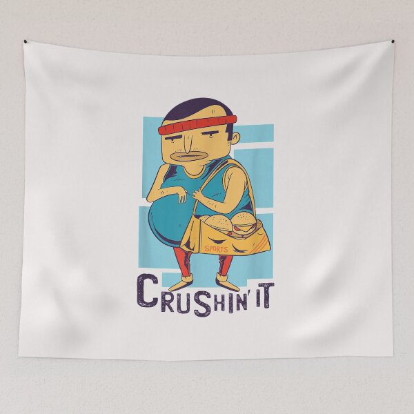 Item preview, Boddy Building Shirt crushin it designed and sold by trendingshop97.