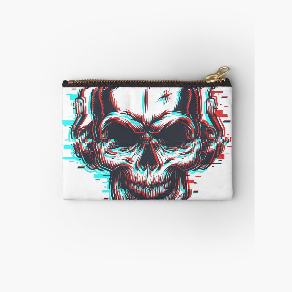 Item preview, 3D Skull with Headphones | Red Blue 3D Effect  designed and sold by JacobPloesser.