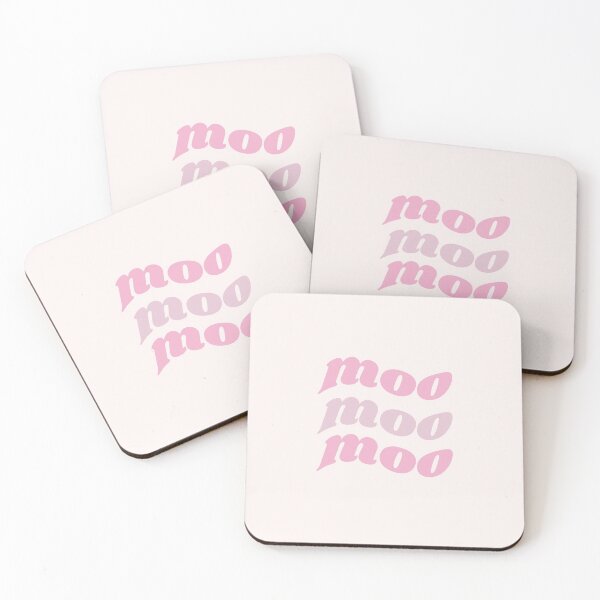 Item preview, moo pink wavy text designed and sold by Diygurugirl.