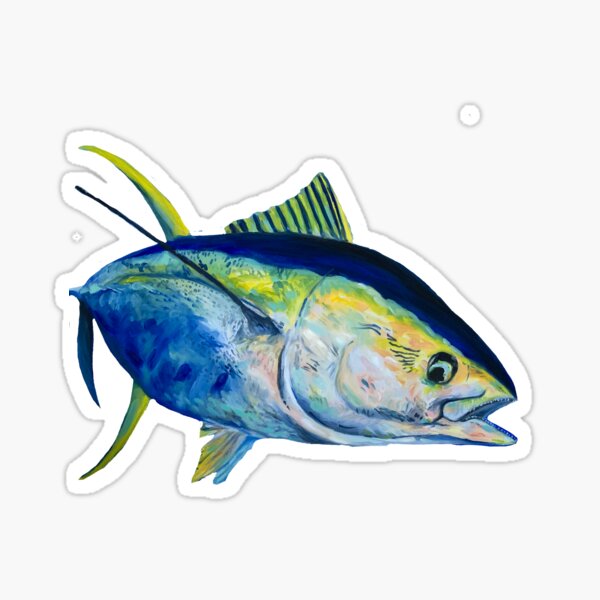 Yellowfin Tuna Decal  PELAGIC Fishing Gear