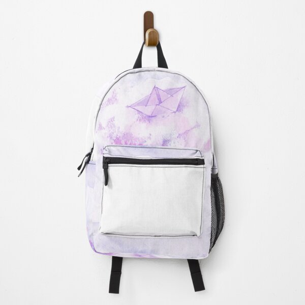 Item preview, little boat over the tree - lilla purple - watercolor designed by Tizi Graphics designed and sold by TiziGraphics.