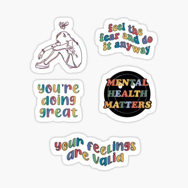 Item preview, Rainbow Emotions sticker pack  designed and sold by brynn412.