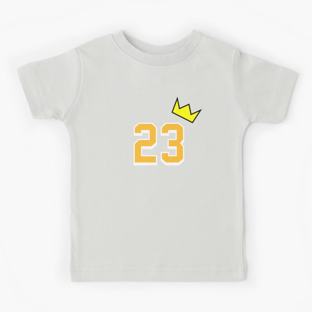 LeBron James - Los Angeles Lakers # 23 Kids T-Shirt by taylorpxl