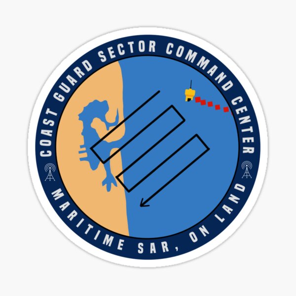 Coast Guard Sector - Maritime SAR on Land Sticker