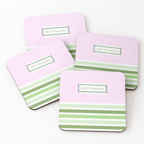 Item preview, DIY Projects with Plain Pink & Green Stripes  designed and sold by Dreaming-Cocoon.