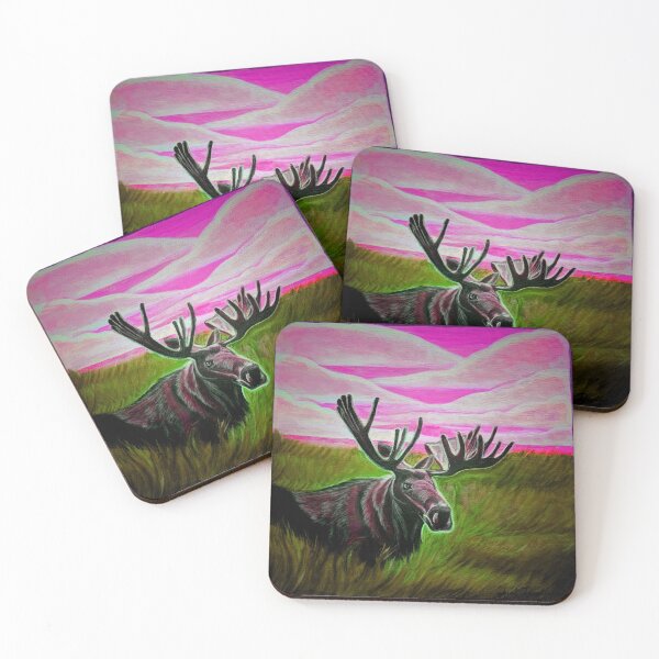 Item preview, Colourful Moose  designed and sold by SarahRoseArt.