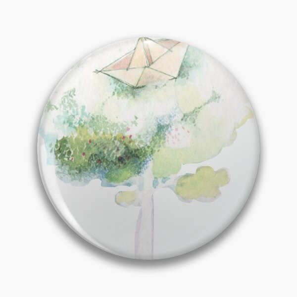 Item preview, little boat over the tree - TRASP - watercolor designed by Tizi Graphics designed and sold by TiziGraphics.