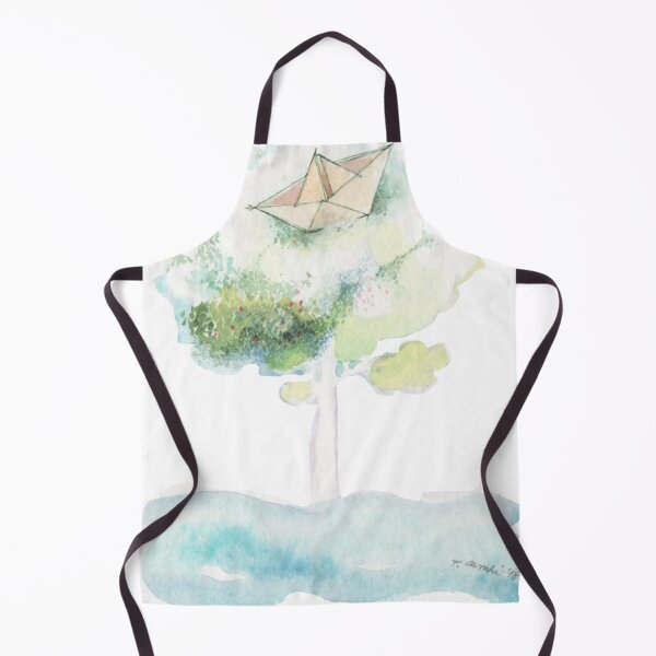 Item preview, little boat over the tree - TRASP - watercolor designed by Tizi Graphics designed and sold by TiziGraphics.