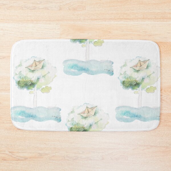 Item preview, little boat over the tree - TRASP - watercolor designed by Tizi Graphics designed and sold by TiziGraphics.