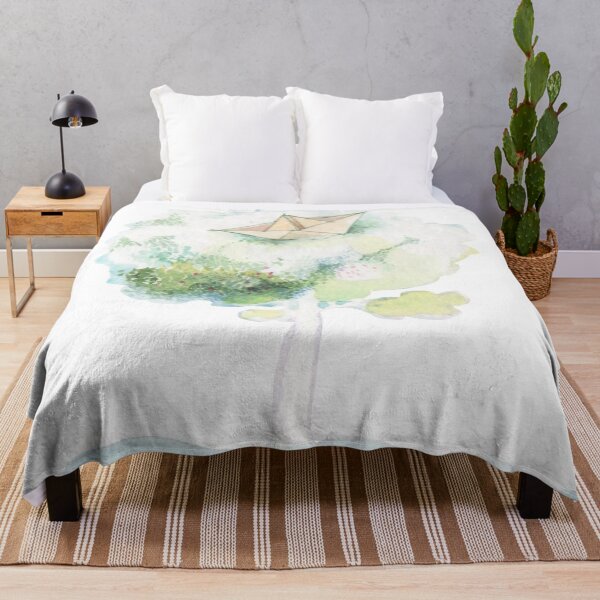 Item preview, little boat over the tree - TRASP - watercolor designed by Tizi Graphics designed and sold by TiziGraphics.