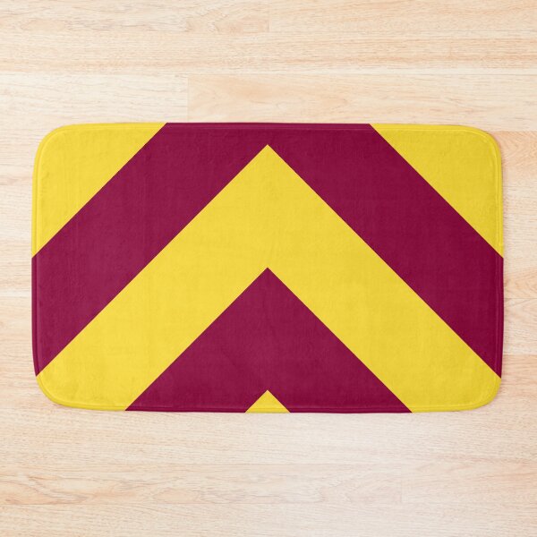 Item preview, Sunnydale High Chevron (Maroon & Gold Diagonal Stripe Pattern) designed and sold by ArthurPopular®.