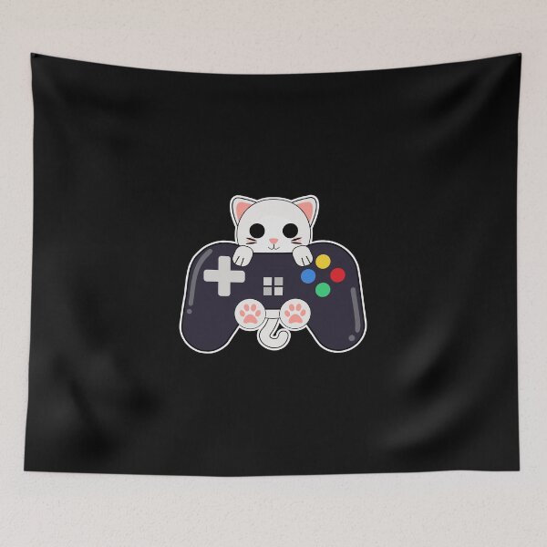 Item preview, gamer cat console designed and sold by Artyselley.