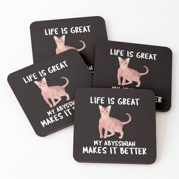 Item preview, Life Is Great My Abyssinian Makes It Better designed and sold by YourEssentials.