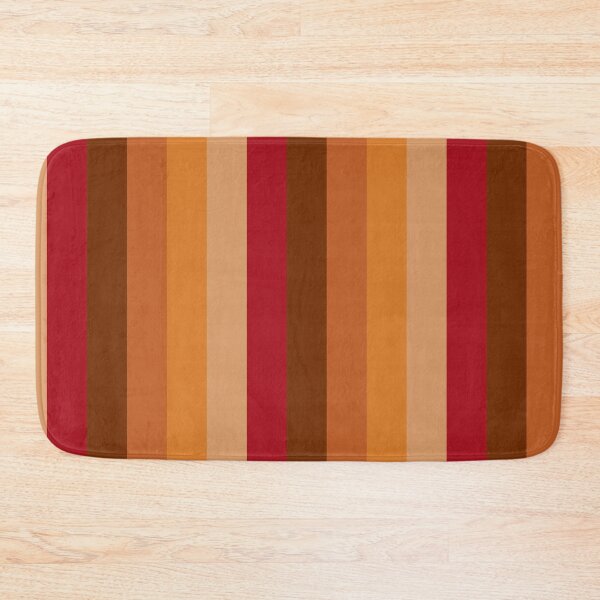 Item preview, Stipe Pattern Autumn Browns and Nude Colours designed and sold by HOUSEMONTAGUE.
