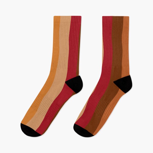 Item preview, Stipe Pattern Autumn Browns and Nude Colours designed and sold by HOUSEMONTAGUE.