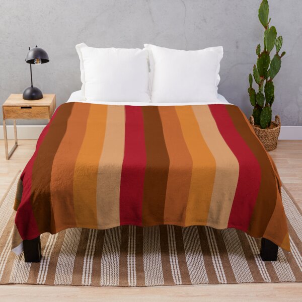 Item preview, Stipe Pattern Autumn Browns and Nude Colours designed and sold by HOUSEMONTAGUE.