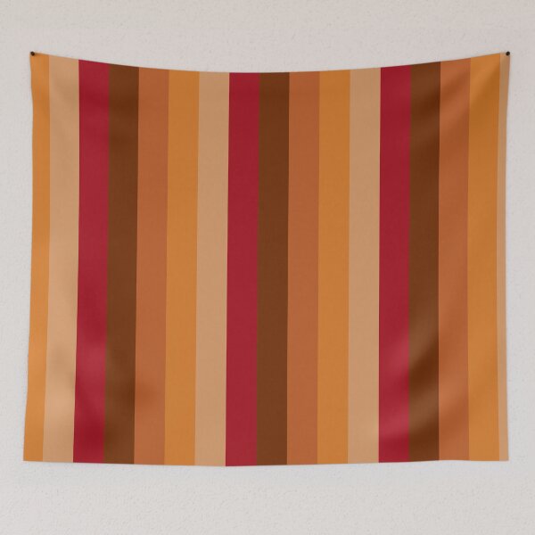 Item preview, Stipe Pattern Autumn Browns and Nude Colours designed and sold by HOUSEMONTAGUE.
