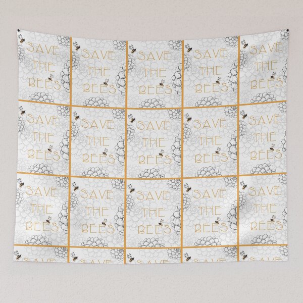 Item preview, save the bees sticker designed and sold by Crushonnature.