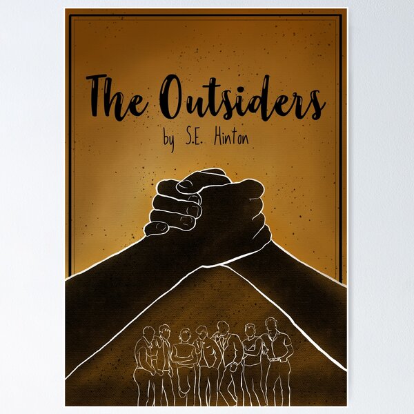 Item preview, The Outsiders by S.E. Hinton (Re-imagined) designed and sold by emcrawfordart.