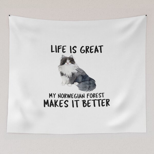 Item preview, Life Is Great My Norwegian Forest Makes It Better designed and sold by YourEssentials.