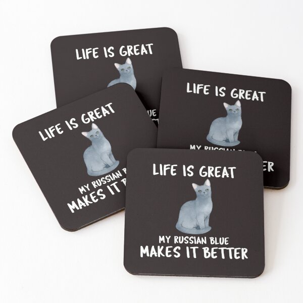 Item preview, Life Is Great My Russian Blue Makes It Better designed and sold by YourEssentials.